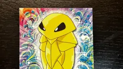 1999 Topps CHROME SERIES Pokemon KAKUNA #14 TV Animation Edition NON HOLO - Image 2