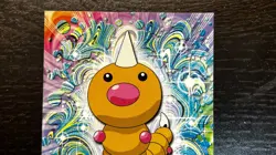 1999 Topps CHROME SERIES Pokemon WEEDLE #13 TV Animation Edition NON HOLO - Image 2