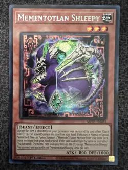 Yugioh Mementotlan Shleepy MP25-EN083 Prismatic Secret Rare 1st Edition NM - Image 1