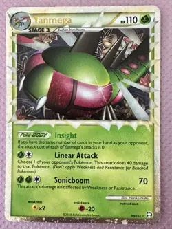 Yanmega Prime #98/102 Triumphant Holo Ultra Rare Pokemon TCG. NM - Image 1
