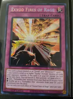 The Unstoppable Exodia Incarnate Ankh Obliterate MP25 1st Ed Starlight NM Yugioh - Image 2