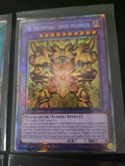 The Unstoppable Exodia Incarnate Ankh Obliterate MP25 1st Ed Starlight NM Yugioh - Image 4