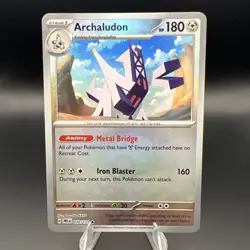 Archaludon (Master Ball) 070/131 Prismatic Evolutions Reverse Holo Rare Pokemon - Image 1
