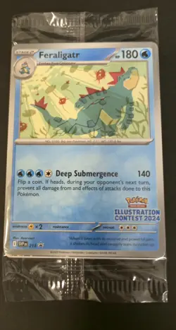2024 Pokemon Illustration Contest 3 Promos (Feraligatr, Pikachu, Toxtricity) - Image 2