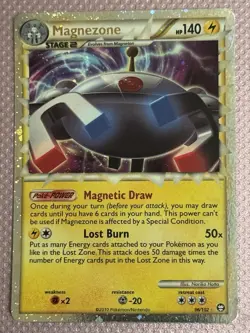 Magnezone (Prime) 96/102 Triumphant Holo Pokemon LP - Image 1