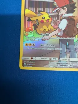 2019 Pokemon SM Cosmic Eclipse Pikachu #241/236 LP - Image 5