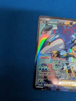 Pokemon Team Aqua's Kyogre EX 6/34 Double Crisis Ultra Rare Full Art Holo LP - Image 4