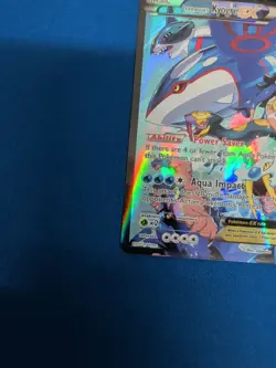 Pokemon Team Aqua's Kyogre EX 6/34 Double Crisis Ultra Rare Full Art Holo LP - Image 5
