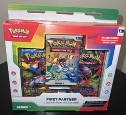 Pokemon TCG First Partner Illustration Collection Series 1 Damaged Box - Image 1