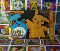 Pokemon Vintage Pocket Monsters Vending HOLO Prism Sticker 98 Bandai Nintendo - Image 3
