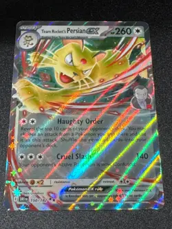 Team Rocket's Persian ex 150/182 DRI SV10: Destined Rivals Holo Pokemon - Image 1