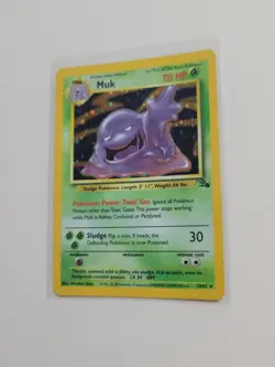 Muk - Pokemon Fossil #13 - Near Mint to Mint Condition - Image 1