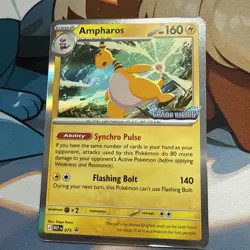 Ampharos MEP 075 - Prerelease Stamped Promo - Pokemon TCG: Chaos Rising - Image 3