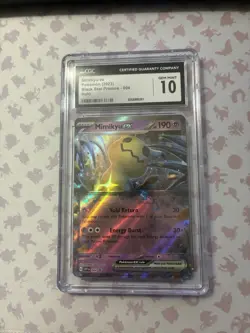 Pokemon TCG Mimikyu EX #004 Promo Scarlet & Violet Black Star Promos CGC 10 - Image 1