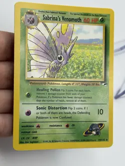 Pokemon Sabrina’s venomoth 32/132 Gym Heroes NM Pack Fresh WOTC English (A4) - Image 4