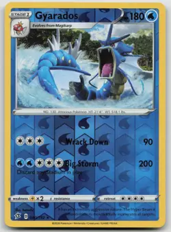 Gyarados 040/192 Holo Rare Rebel Clash Pokemon Reverse Holo NM - Image 1