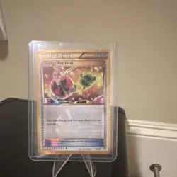 Pokemon Energy Retrieval Trainer XY Ancient Origins Secret Rare Foil 99/98 - Image 1