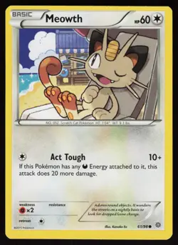 MEOWTH 61/98 COMMON ANCIENT ORIGINS POKEMON NM/M - Image 1