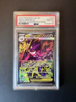 PSA 10 Mega Gengar EX 284/217 Ascended Heroes Pokemon TCG Gem Mint - Image 1