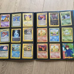Pokemon Binder Bundle Joblot - HUGE 187x Vintage Non Holos WOTC Old Folder - Image 1