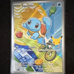 Pokemon TCG Squirtle 039 Me Mega Evolution Promo Holo Basic 80 HP English 2026 - Image 2