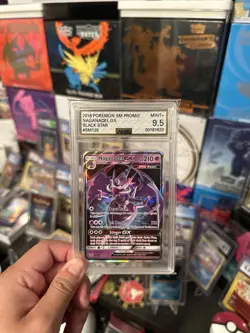 Pokemon Naganadel GX SM125 Sm Promos Holo AGS 9.5 - Image 1
