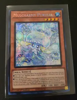 Mulcharmy Purulia MP25-EN085 Prismatic Secret Rare 1st Edition NM Yugioh - Image 1