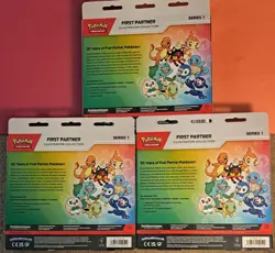 Pokemon TCG First Partner Illustration Collection Series 1 Factory Sealed Lot 3x - Image 2
