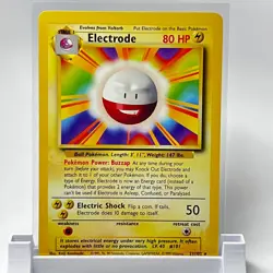 Pokemon TCG - Electrode 021/102 Base Set Regular - NM - Image 1