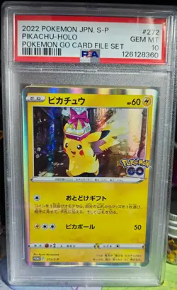 Pikachu - 272/S-P 272/S-P S-P: Sword & Shield Promos Holo (Japanese) Pokemon Go - Image 1
