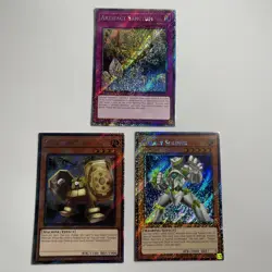 Yu-Gi-Oh Mixed Lot: Platinum Secret Rare X3 - Image 1