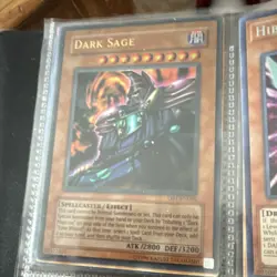 Konami Yu-Gi-Oh! Dark Sage DB1-EN096 Spellcaster Effect ATK/2800 DEF/3200 - Image 1