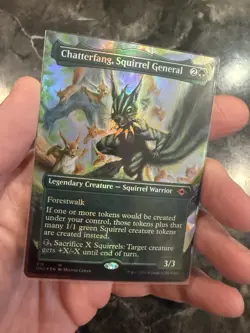 Chatterfang, Squirrel General (Borderless) -Foil Near Mint MTG Modern Horizons 2 - Image 1