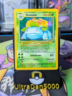 Pokemon TCG Venusaur Base Set 15/102 Vintage Holo WOTC Pokemon Card - Image 1