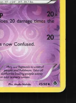 Gothorita 45/98 MP Emerging Powers English Pokemon Card TCG - Image 3