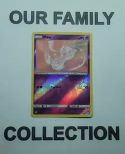 Mew 32/68 -- Pokemon TCG Hidden Fates -- NM - Mint Reverse Holo Rare Card - Image 1