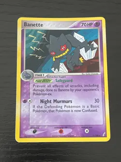Pokemon Card Banette 1/100 EX Crystal Guardians Holo Near mint - Image 1