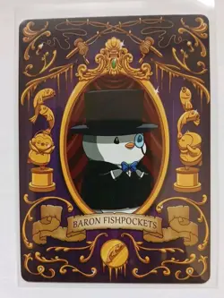Baron Fishpockets Penguin Vibes Enter the Huddle Pudgy Penguins Card - Image 1