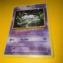 Pokemon Mew TCG Evolutions Holo Rare Card 53/108 - NM/LP - Image 1