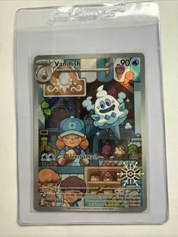 Vanillish - Promo Card 190/182 Pokemon Holiday Calendar 2025 Festive Stamp - Image 1