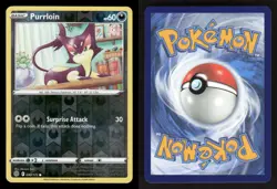 Purrloin 090/172 Common Brilliant Stars Pokemon Reverse Holo NM/M - Image 3