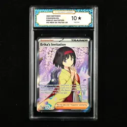 TQG 10 PRISTINE 2023 Pokemon ENG Erika's Invitation #G MEW EN 196/165 UR - Image 1