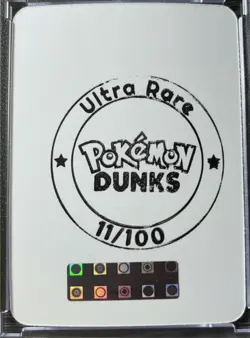 CHARIZARD X AIR JORDAN Pokemon Dunks Jewel #11 /100 KAIJU PRISM Vending Sticker - Image 3