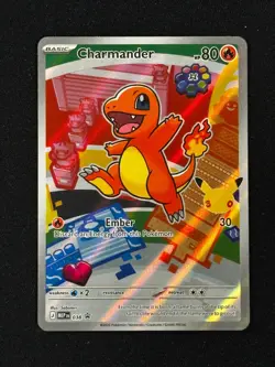 Pokemon Charmander 038 Me: Mega Evolution Promo Holo (NM 10.0 AI Grade) - Image 1
