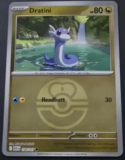 Pokemon TCG: Ascended Heroes - Dratini (150/217) Love Ball Reverse Holo - Image 1
