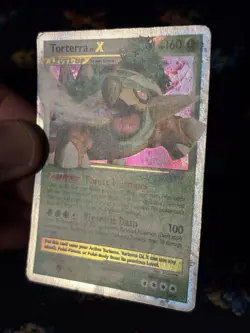 Pokemon Cards Torterra Lv.X DP09 Holo Black Star Promo - (MP) - Image 3