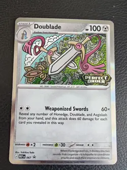 Pokemon TCG - Doublade Serperior Tyrantrum Perfect Order Prerelease Promos MEP - Image 1