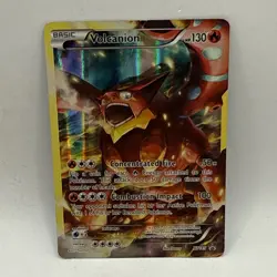 Pokemon TCG Volcanion XY XY185 Holo Black Star Promo Collectible Card HP DMG - Image 1
