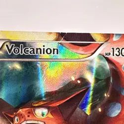 Pokemon TCG Volcanion XY XY185 Holo Black Star Promo Collectible Card HP DMG - Image 3