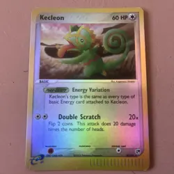 2003 Pokemon TCG Kecleon EX Sandstorm 18/100 Reverse Holo Rare - Image 1